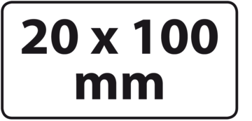 20 x 100 mm