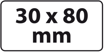 30 x 80 mm