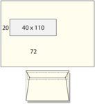 250 Enveloppen DINC5 HG V71 90 grams Biotop Blanco