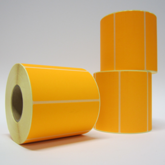 2.000 ex. 50 x 100 mm Fluor Oranje