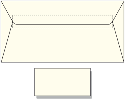 1.500 Enveloppen EA5/6 90 grams Biotop BLANCO