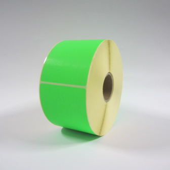 5.000 ex. 70 x 100 mm Fluor Groen