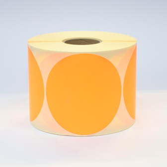 250 ex. 200 mm rond Fluor Oranje