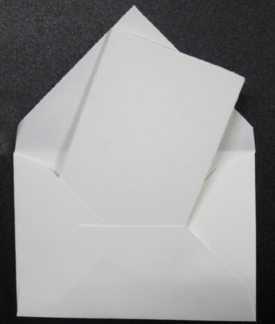 160 ex. Blanco Kaarten 4 pag. 11,5 x 17 cm Oud Hollands