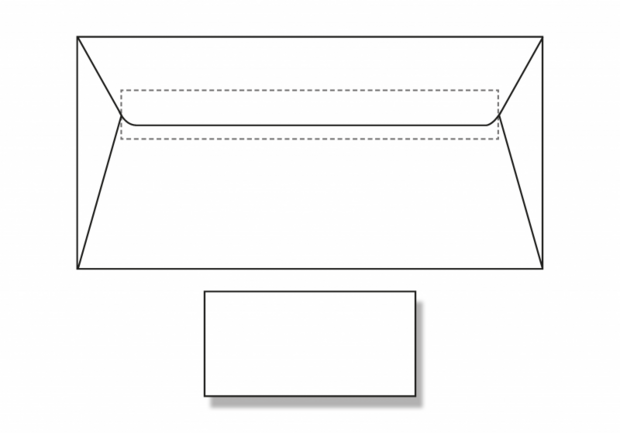 500 Enveloppen C5/6 80 grams Env.bank 1/0